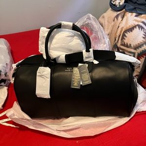 NEW  POLO RALPH LAUREN Smooth Leather Duffel 100% authentic